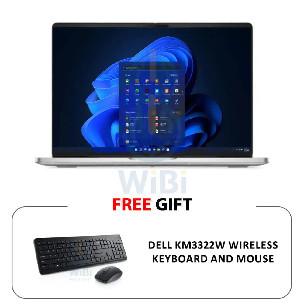 Dell Pro 16 PC16250 - 16’’ FHD+ Non-Touch / Ultra 7 255U / 32GB / 1TB (NVMe M.2 SSD) / Win 11 Pro / 1YW - Laptop Laptops