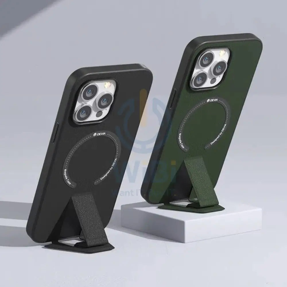 Devia Randy Series Magnetic Case with stand - Apple iPhone 14 Plus / Black Accessories > Mobiles & Tablets > Mobiles >