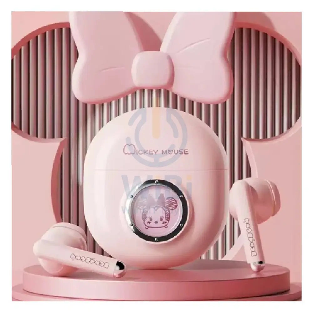 Disney QS-11 Bluetooth Wireless headphones - Minnie Pink Accessories > Audio > Headphones