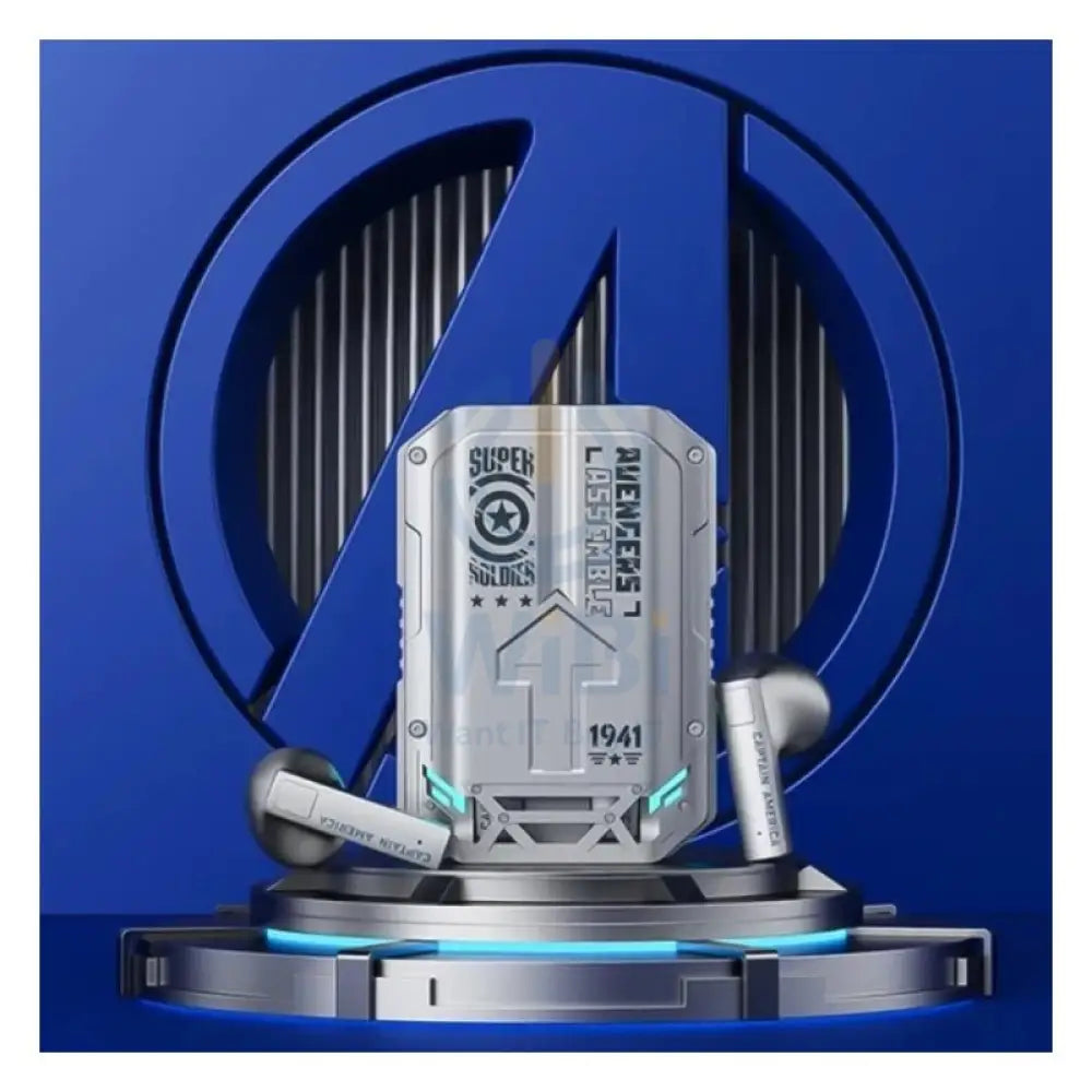 Disney QS-19 Bluetooth Wireless headphones - Captain American Gray Accessories > Audio > Headphones