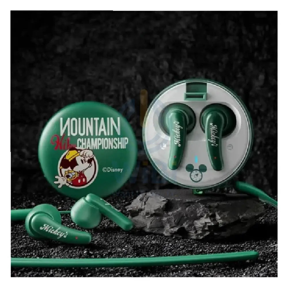 Disney QS-27 Bluetooth Wireless headphones - Mickey Green Accessories > Audio > Headphones