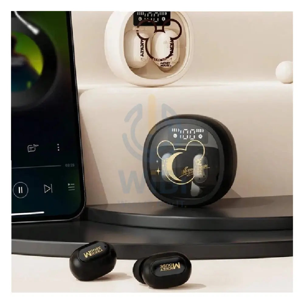 Disney QS-HWT02 Bluetooth Wireless headphones - Mickey Black Accessories > Audio > Headphones