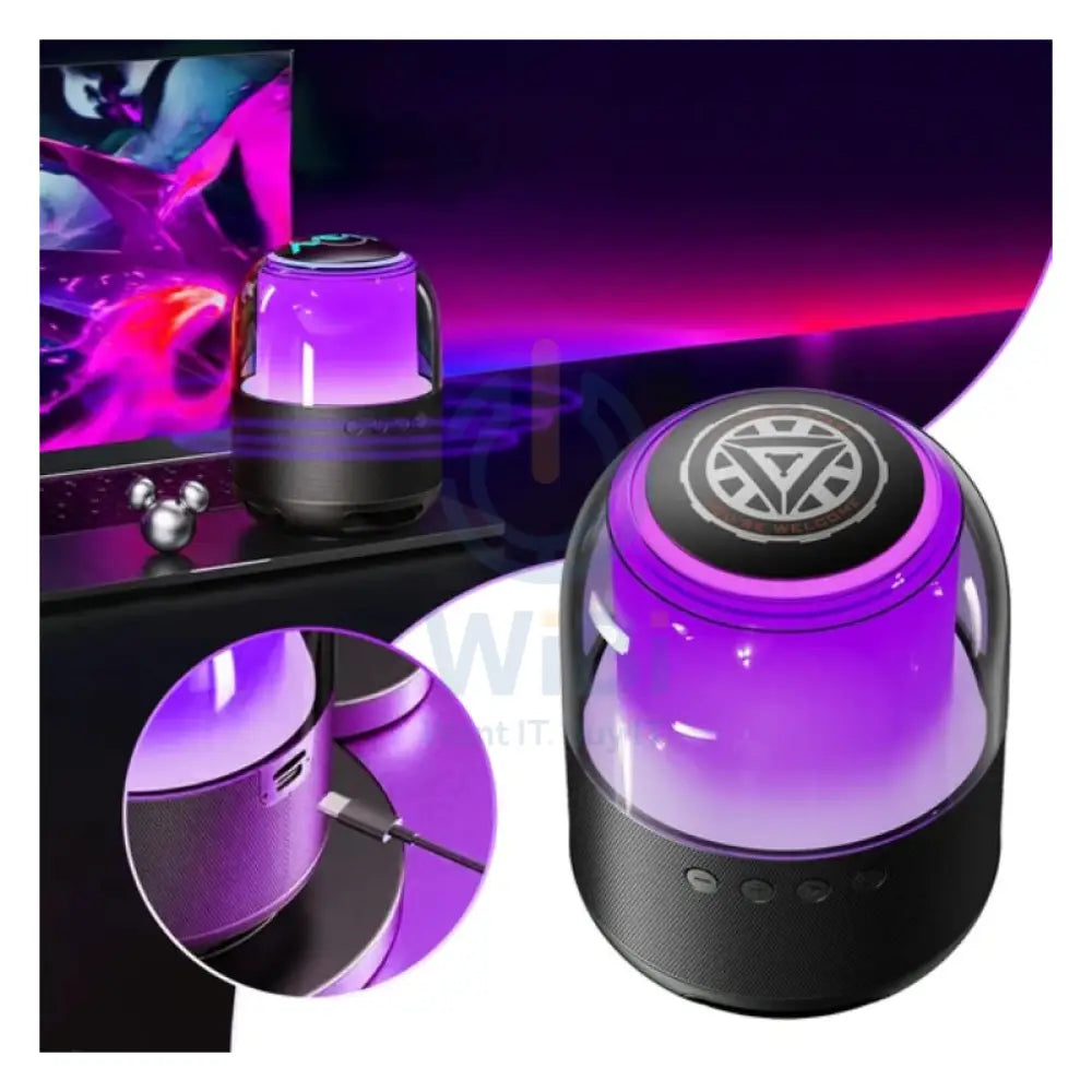 Disney QS-S1 Smart Bluetooth Speaker - Ironman Reactor Black Accessories > Audio > Speakers