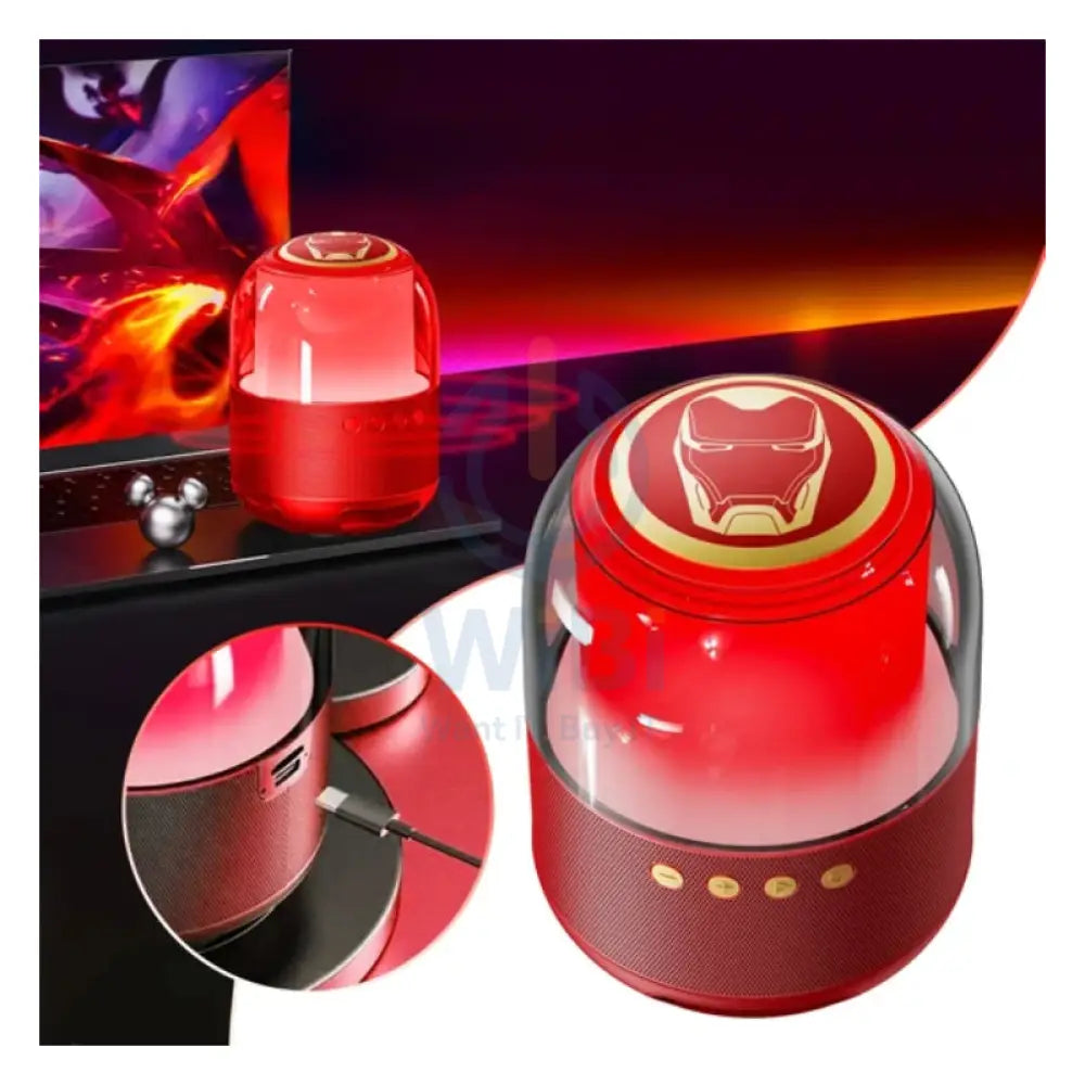 Disney QS-S1 Smart Bluetooth Speaker - Marvel Ironman Red Accessories > Audio > Speakers