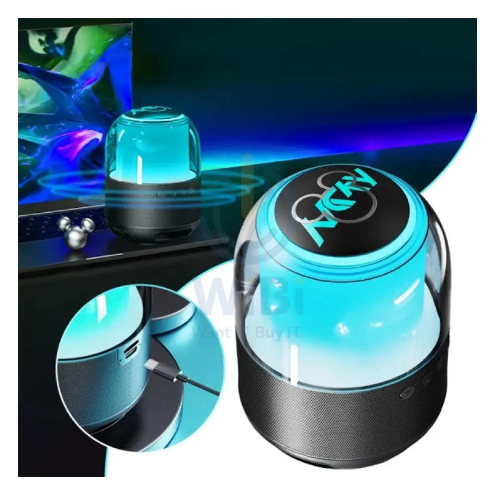 Disney QS-S1 Smart Bluetooth Speaker - Mickey Black Accessories > Audio > Speakers