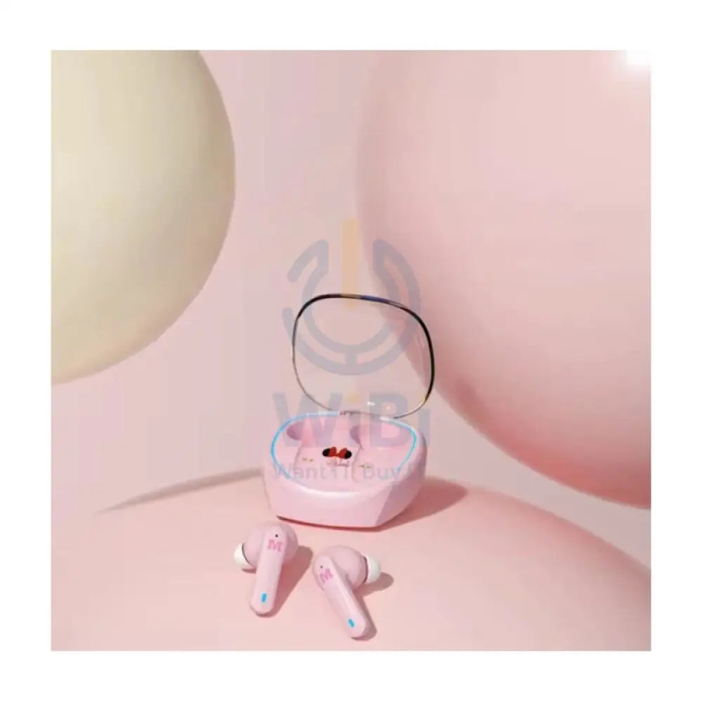 Disney QS-T2 Bluetooth Wireless headphones - Minnie Pink Accessories > Audio > Headphones