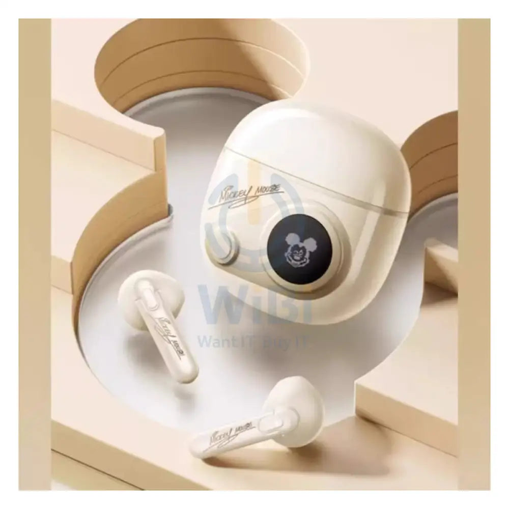 Disney QS-T8 Bluetooth Wireless headphones - Mickey Beige Accessories > Audio > Headphones