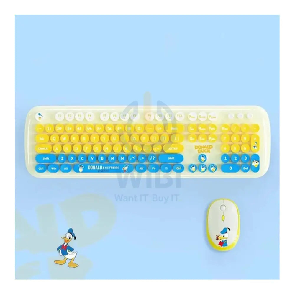 Disney Wireless Keyboard and Mouse - Donald Duck Accessories > Keyboard & Mouse