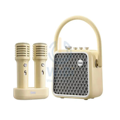 Divoom SongBird SE Portable Bluetooth Speaker With Dual Microphone Karaoke Function - Yellow Accessories > Audio >