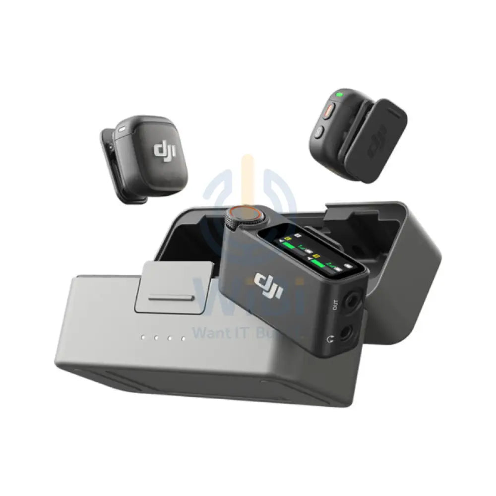 DJI Mic 3 (2 TX + 1 RX + Charging Case) Accessories > Audio > Microphone