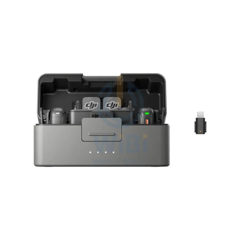 DJI Mic 3 (2 TX + 1 RX + Charging Case) Accessories > Audio > Microphone