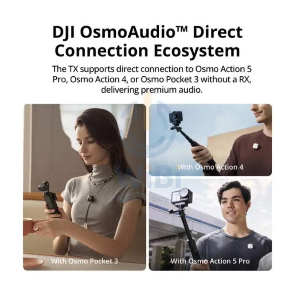 DJI DJI-MIC100M-S Mic Mini (1 TX + 1 RX) Accessories > Audio > Microphone