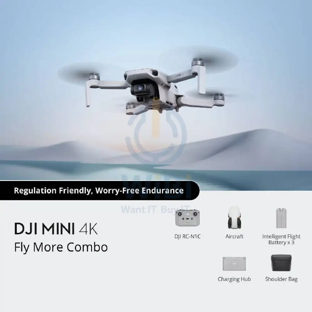 DJI Mini 4K Drone with Fly More Combo Smart Devices > Drones & Accessories