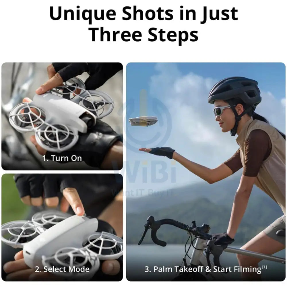 DJI Neo Drone 4K UHD Camera - 12MP / WiFi / 2880p Full HD - Gray Smart Devices > Drones & Accessories