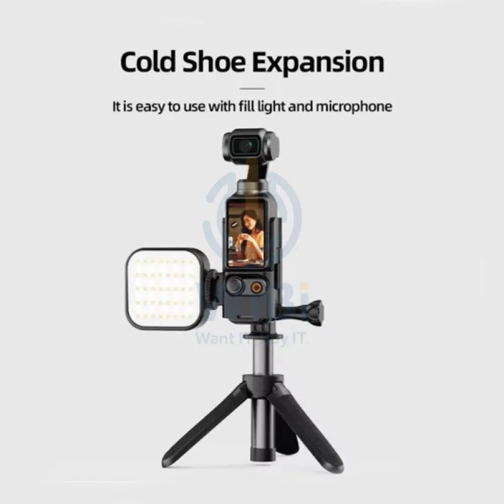 DJI Osmo Pocket 3 Expansion 3 محول - قابل للتعديل / أسود اكسسوارات > كاميرات