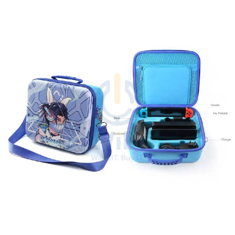 DOBE iTNS-1898L Storage Bag For Nintendo Switch/Switch OLED - Blue Accessories > Other Accessories > Gaming Zone