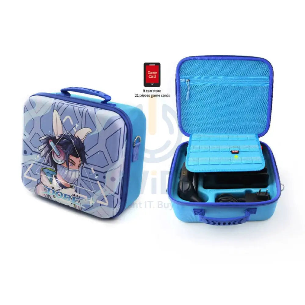 DOBE iTNS-1898L Storage Bag For Nintendo Switch/Switch OLED - Blue Accessories > Other Accessories > Gaming Zone