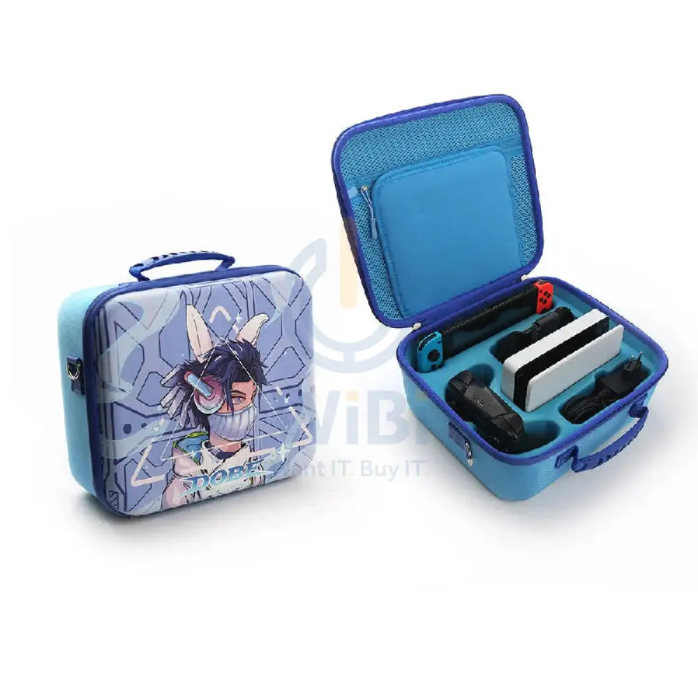DOBE iTNS-1898L Storage Bag For Nintendo Switch/Switch OLED - Blue Accessories > Other Accessories > Gaming Zone
