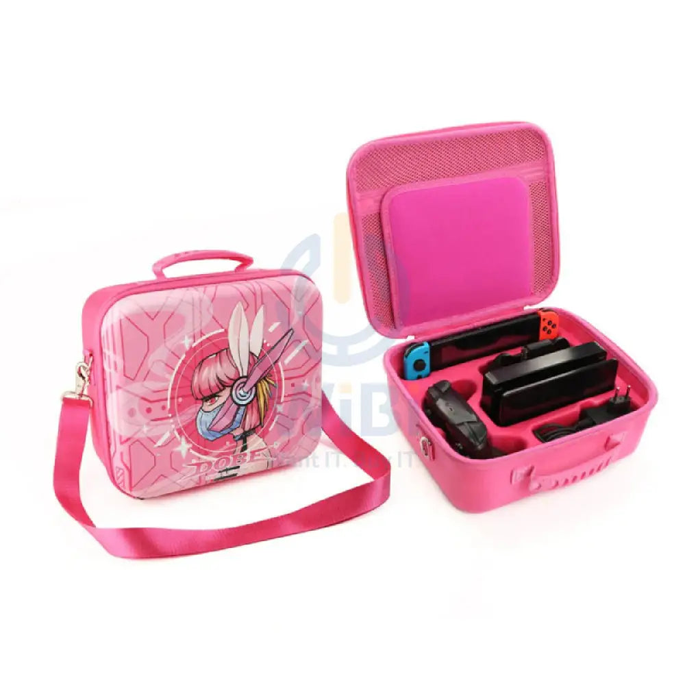 DOBE iTNS-1898P Storage Bag For Nintendo Switch/Switch OLED - Pink Accessories > Other Accessories > Gaming Zone