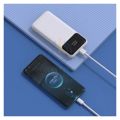 DUDAO K15 Upgrade Power Bank Built-in Cable - 10000mAh / 22.5W / White Accessories > Power Bank