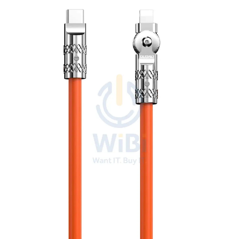 DUDAO L24CL Data Cable - 1 Meter / 30W / Type-C / Lightning / Orange Accessories > Cables & Converters > Cables