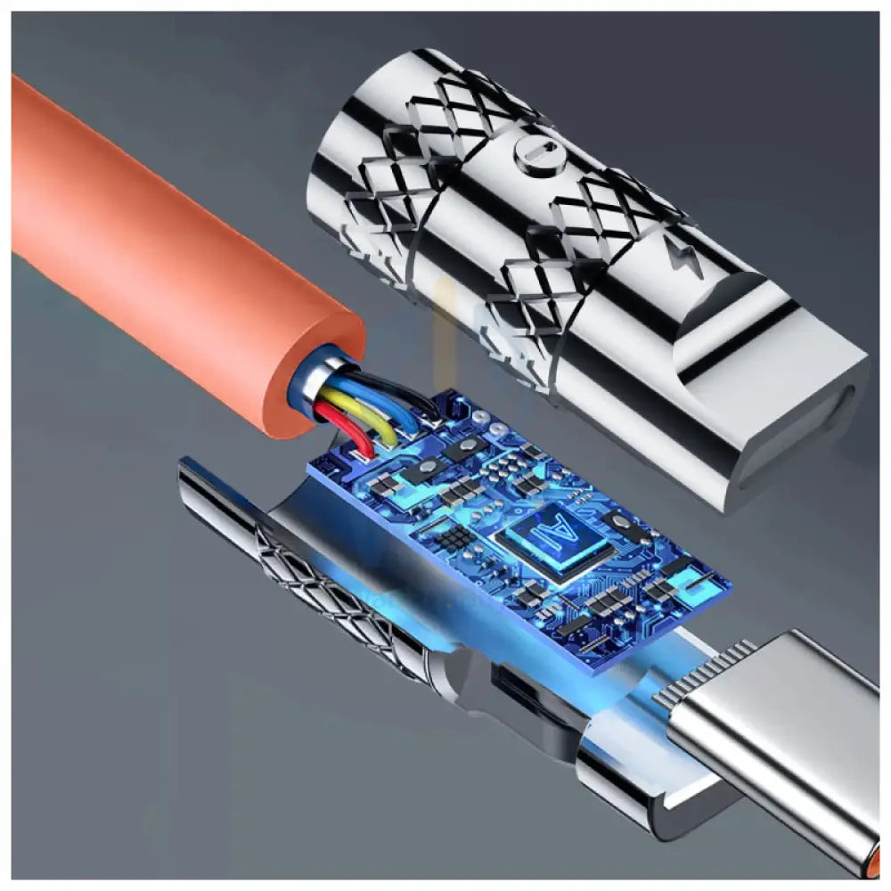 DUDAO L24CL Data Cable - 1 Meter / 30W / Type-C / Lightning / Orange Accessories > Cables & Converters > Cables
