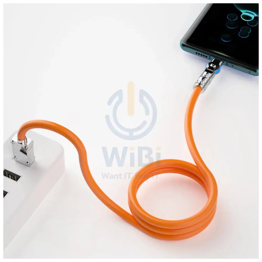 DUDAO L24CL Data Cable - 1 Meter / 30W / Type-C / Lightning / Orange Accessories > Cables & Converters > Cables