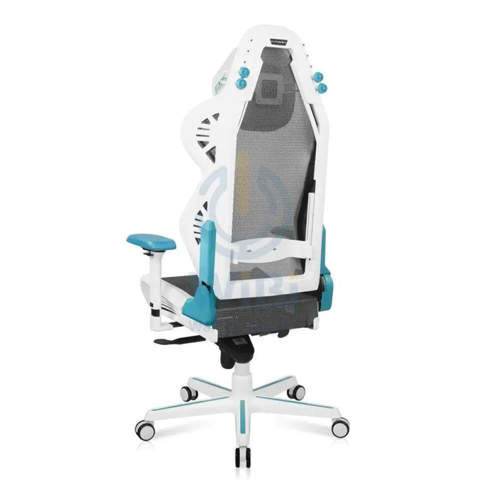 DXRacer Air Series Gaming Chair - White/Cyan Accessories > Chairs > Gaming Zone
