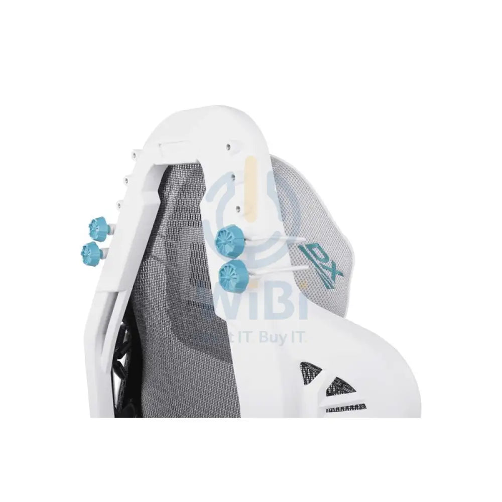 DXRacer Air Series Gaming Chair - White/Cyan Accessories > Chairs > Gaming Zone