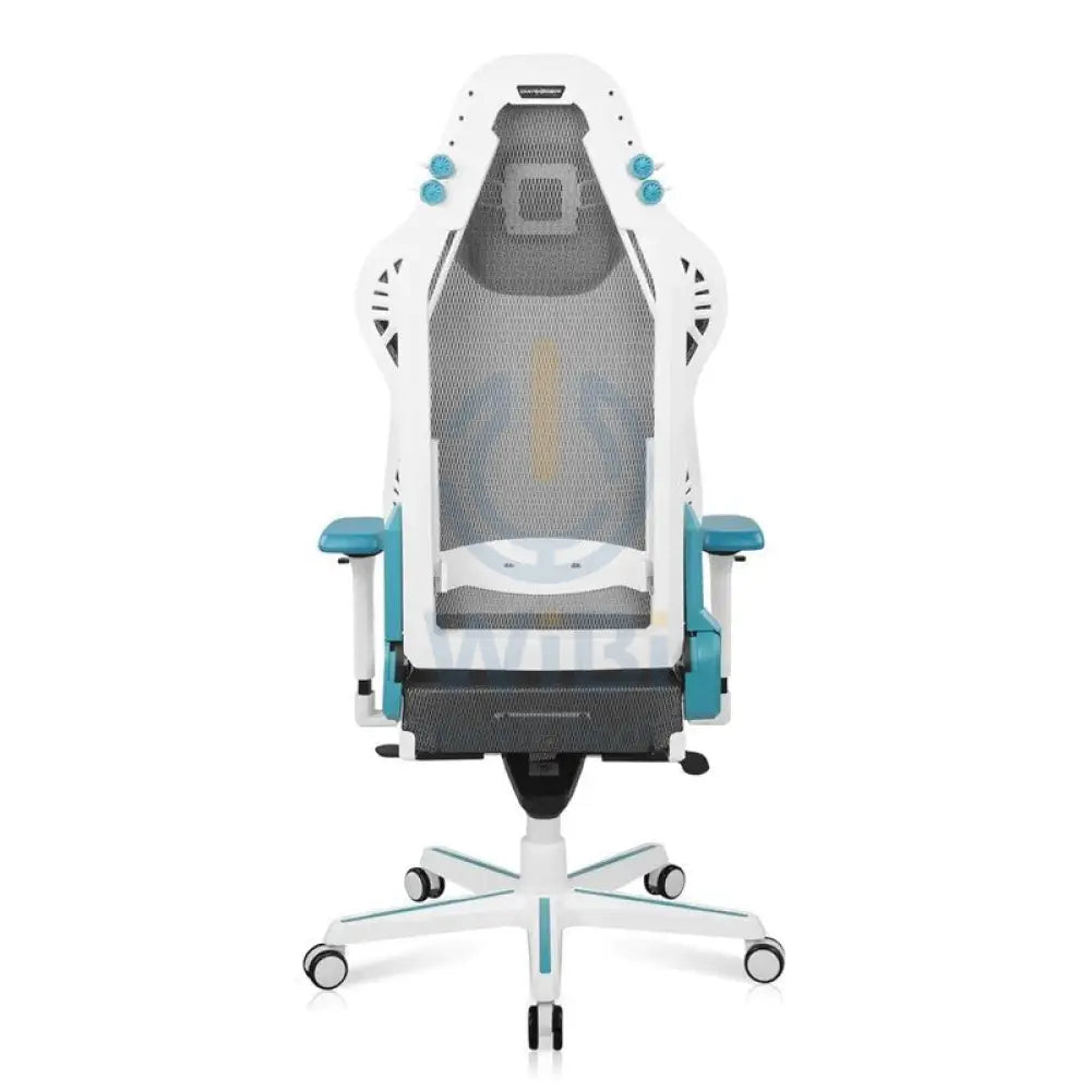 DXRacer Air Series Gaming Chair - White/Cyan Accessories > Chairs > Gaming Zone
