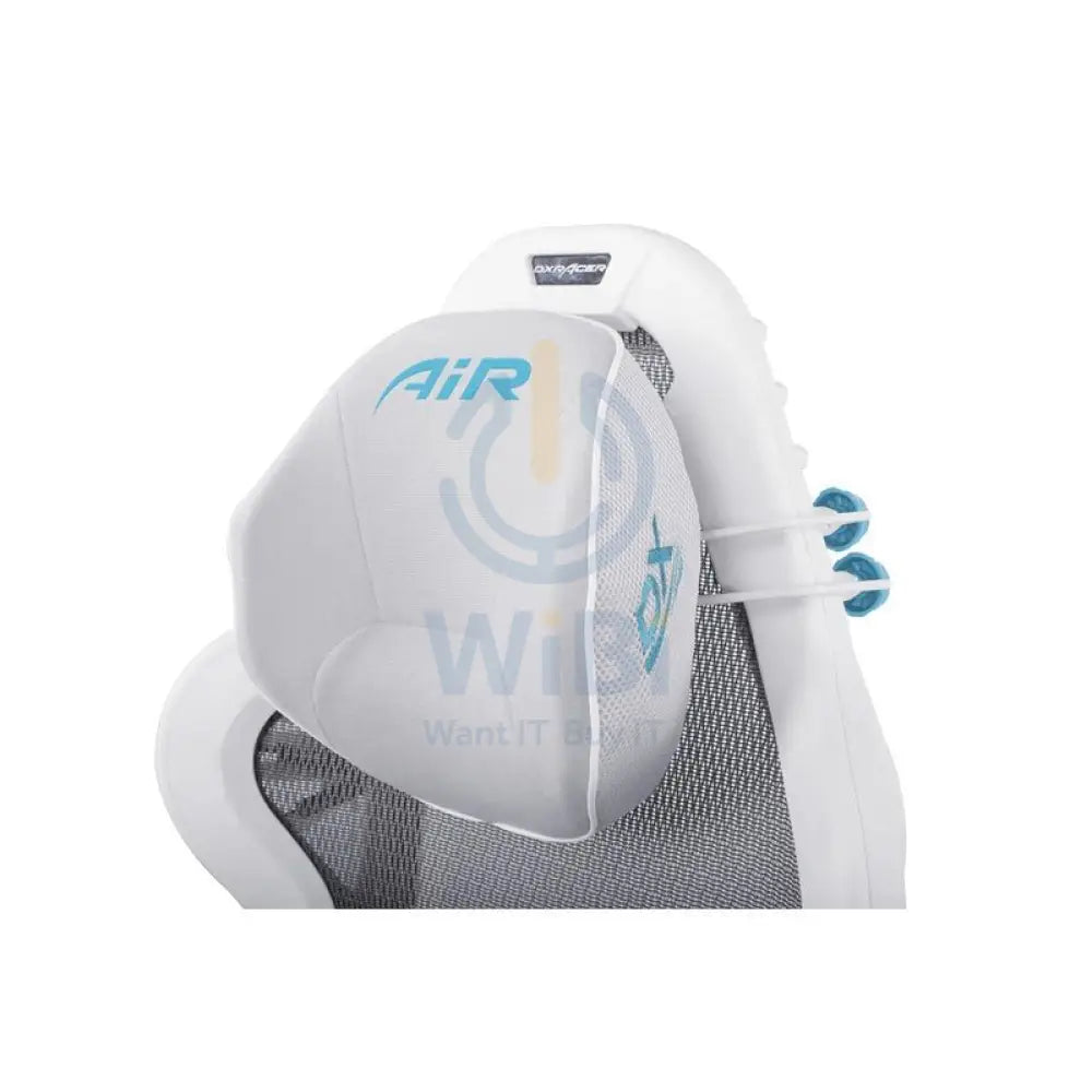 DXRacer Air Series Gaming Chair - White/Cyan Accessories > Chairs > Gaming Zone