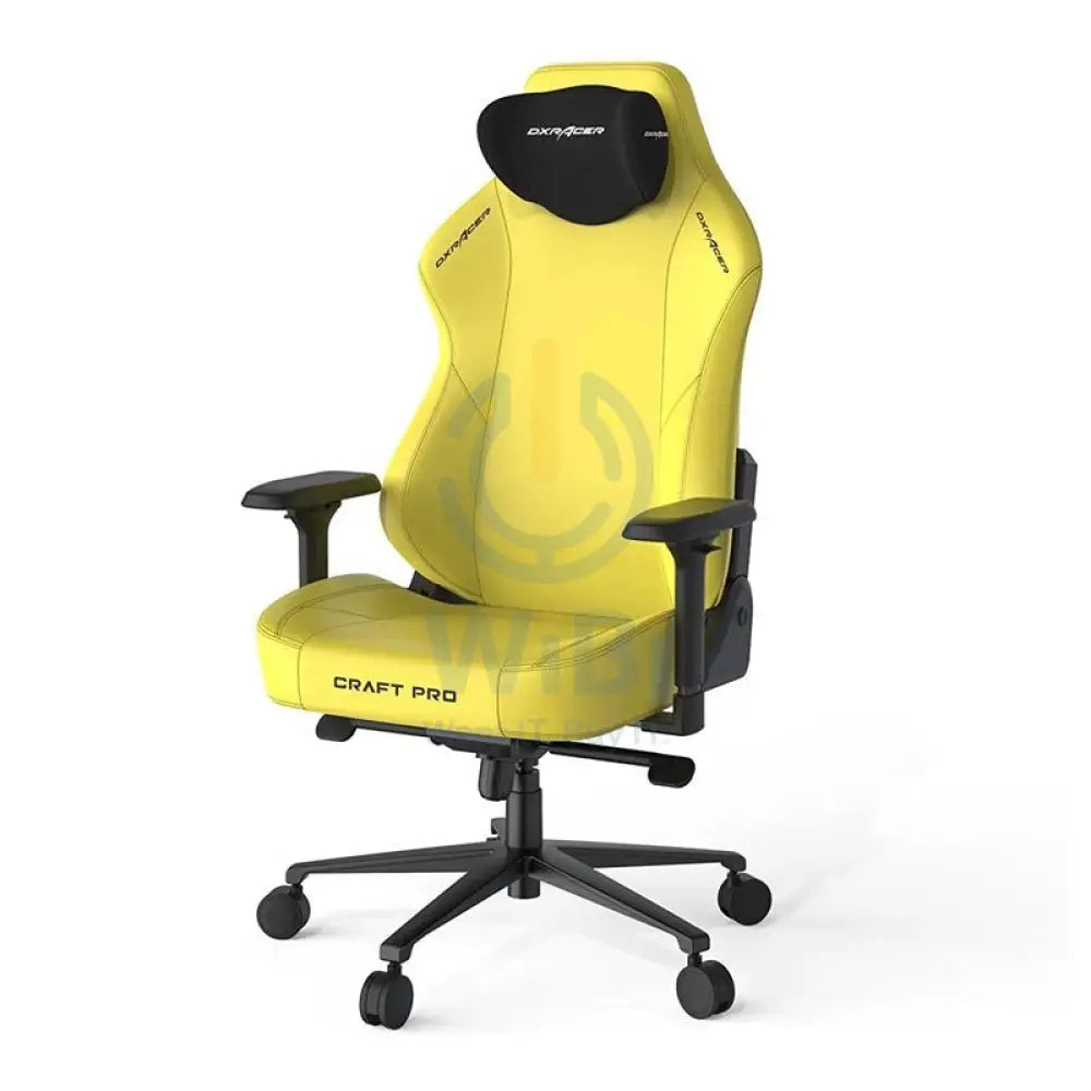 كرسي DXRacer Craft برو الألعاب الكلاسيكية - أصفر اكسسوارات > كراسي >منطقة الألعاب