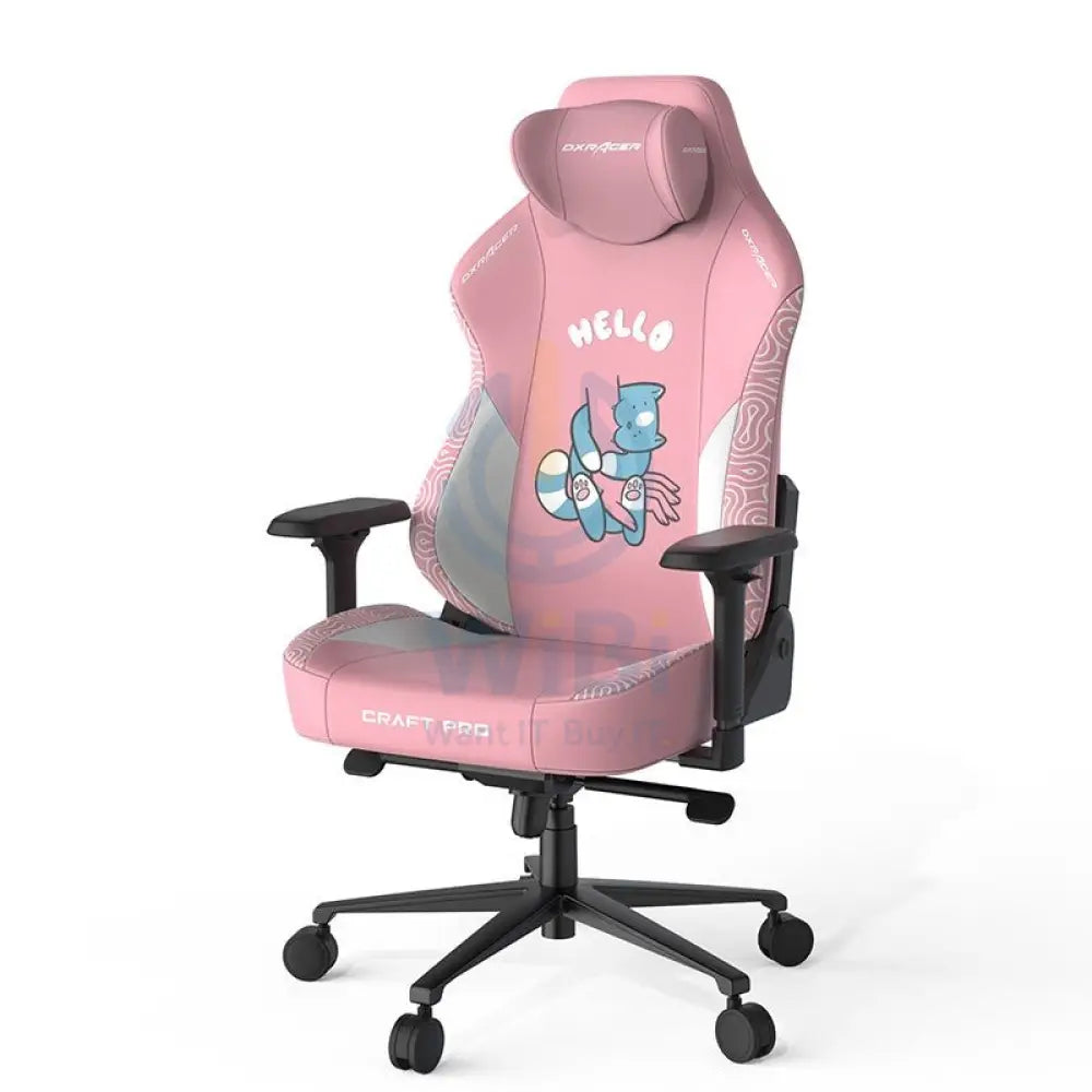 DXRacer Craft Pro Hallo Cat Gaming Chair - Pink Accessories > Chairs > Gaming Zone