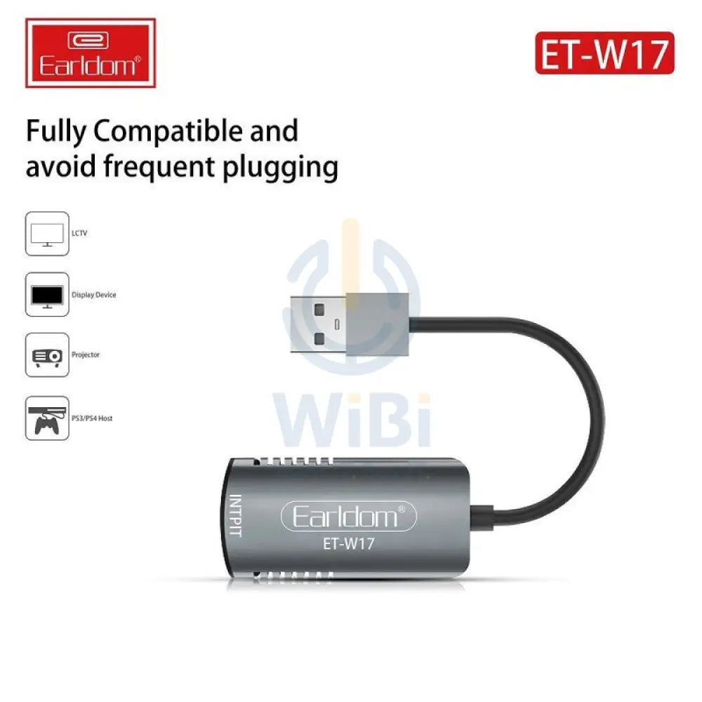 Earldom ET-W17 HDMI TO USB 3.0 Video Capture Card Accessories > USB Hub