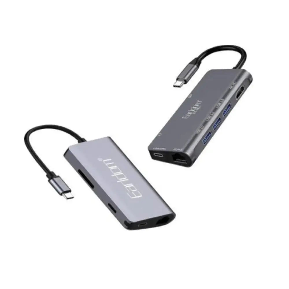 Earldom ET-W21 8 In 1 Type-C Multifunctional HUB Accessories > USB Hub