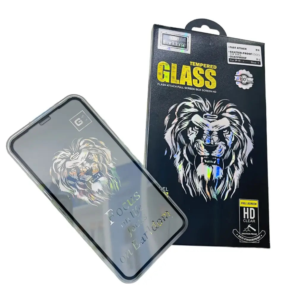 Earldom G1 Tempered Glass Screen Protector - Apple iPhone 11 / Black Accessories > Mobiles & Tablets > Mobiles > Screen
