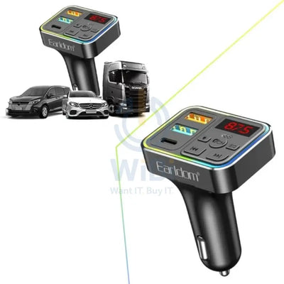 Earldom M109 4-in-1 Car Charger - 37W / Black Accessories > Mobiles & Tablets > Mobiles > Car Chargers