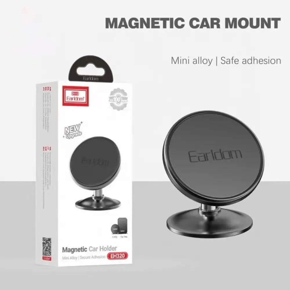 Earldom Magnetic Car Holder EH320 - Black Accessories > Mobiles & Tablets > Mobiles > Mobile Holder / Stands