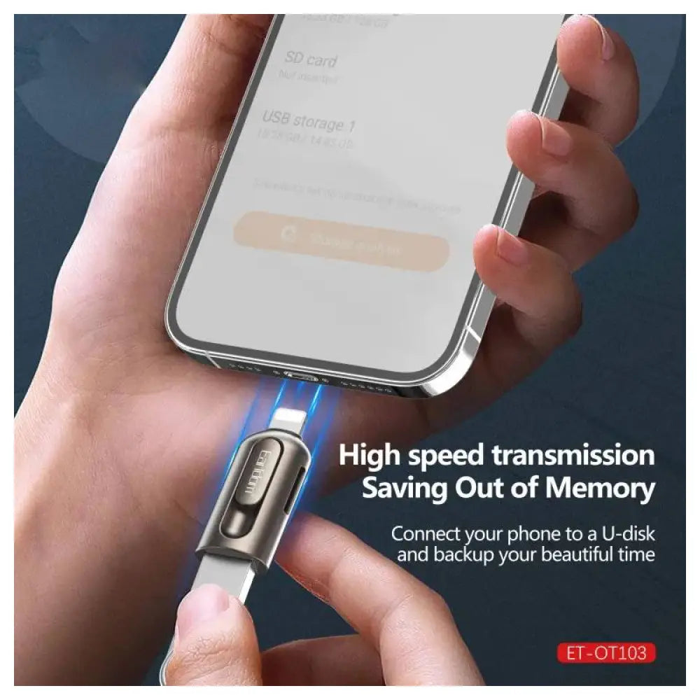 Earldom OT103 OTG Lighting Card Reader - USB-A / Lightning Storage > Memory Cards