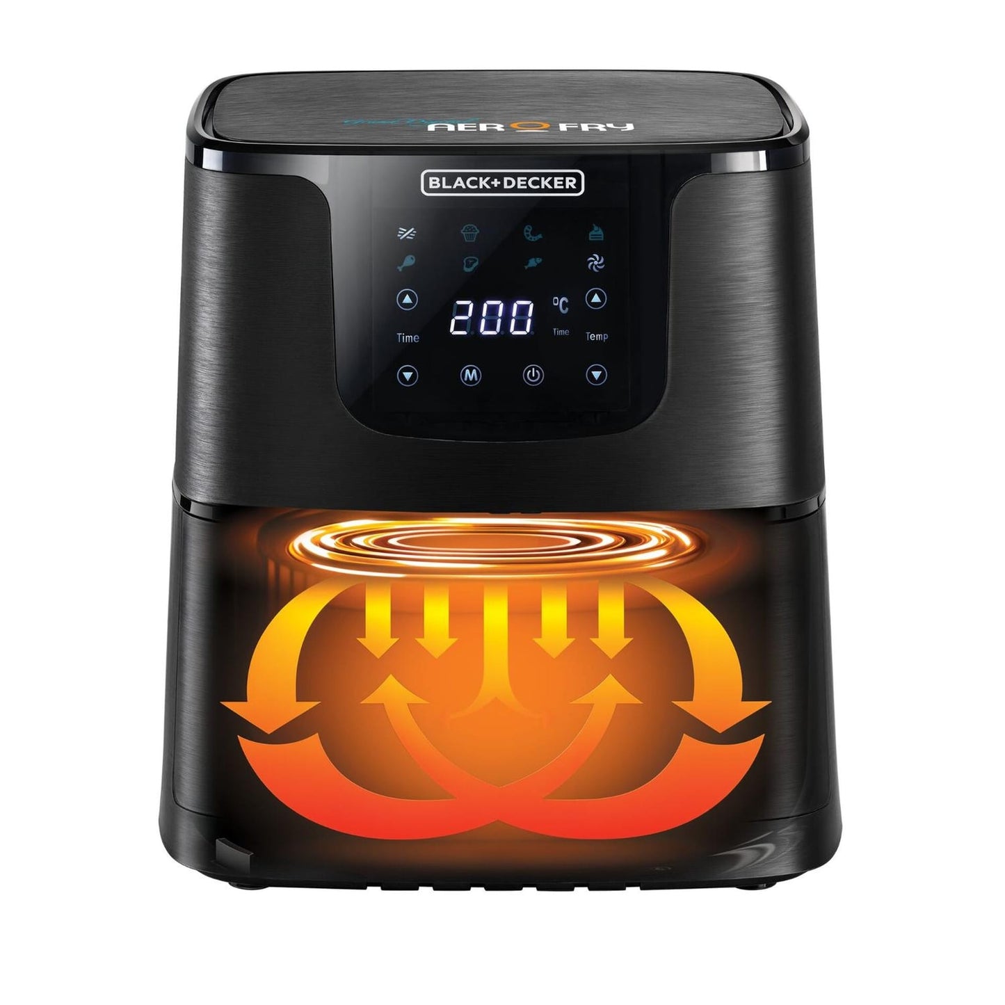 Black+Decker 7 in 1 Multifunction Grand Digital Air Fryer - 1700W / 6L / Black