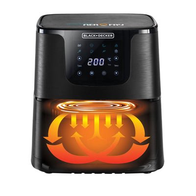 Black+Decker 7 in 1 Multifunction Grand Digital Air Fryer - 1700W / 6L / Black