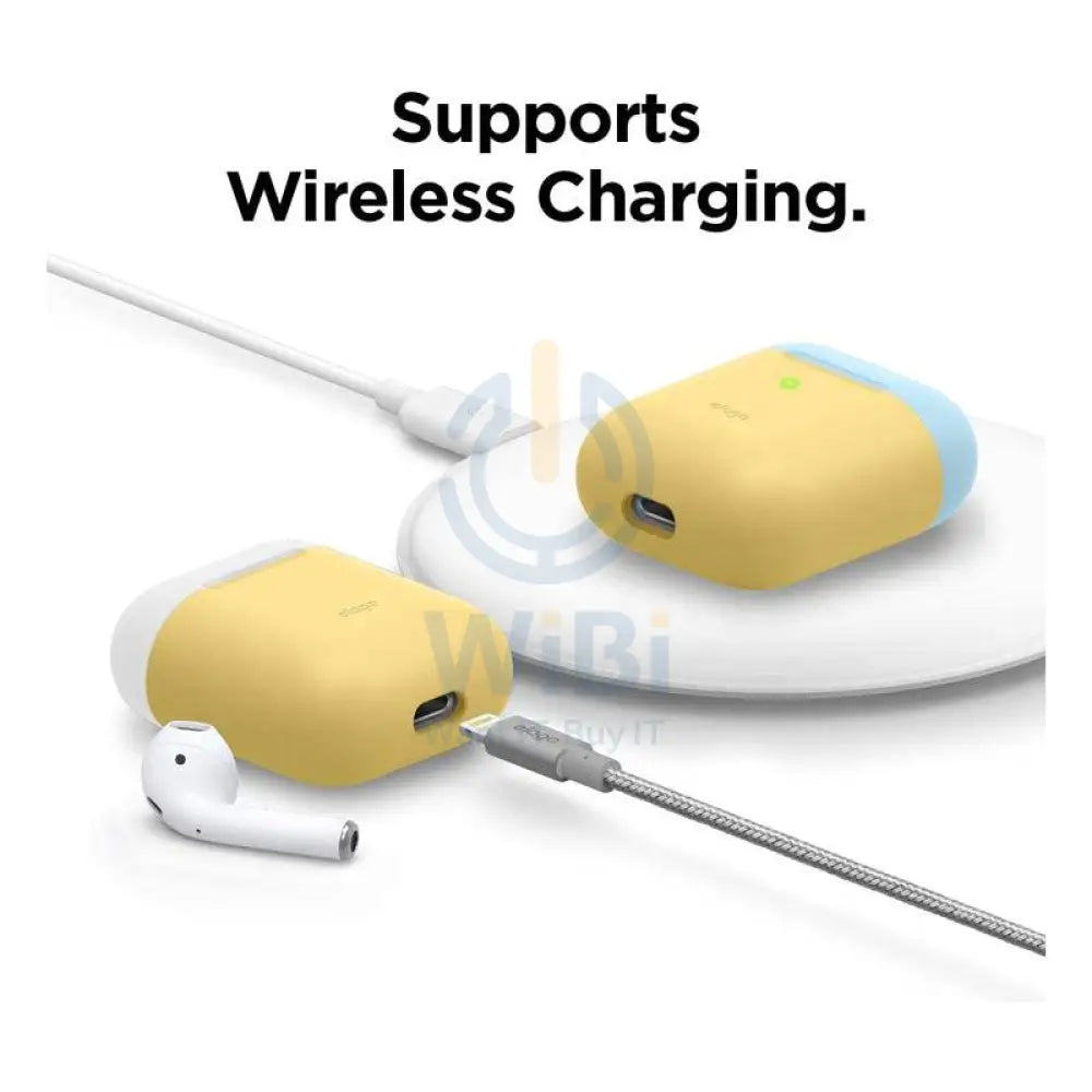 Elago AirPods 1&2 Duo Case - Yellow Accessories > Mobiles & Tablets