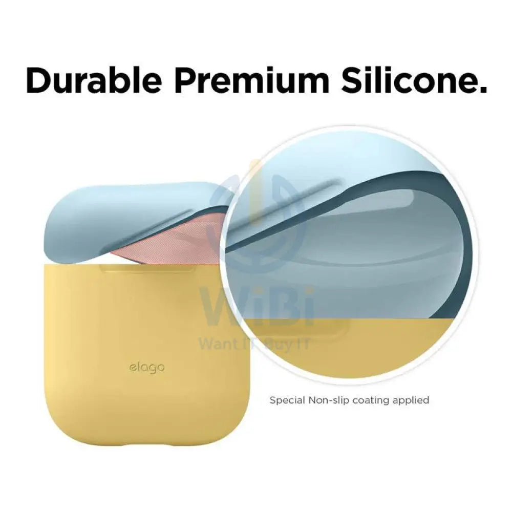 Elago AirPods 1&2 Duo Case - Yellow Accessories > Mobiles & Tablets