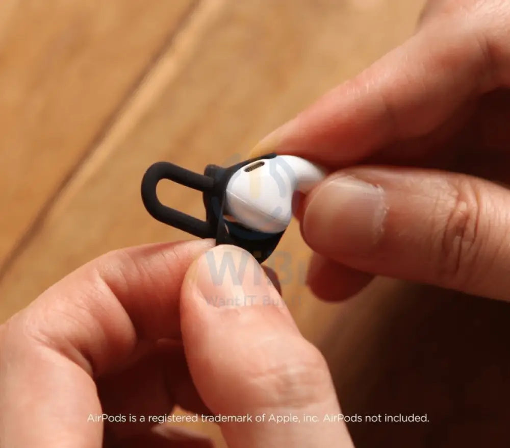 Elago AirPods 1 & 2 EarPad Hook (2 Pairs) - Black Accessories > Mobiles & Tablets > Mobiles
