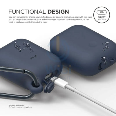 Elago AirPods 1 & 2 Waterproof Hang Case - Jean Indigo Accessories > Mobiles & Tablets > Mobiles