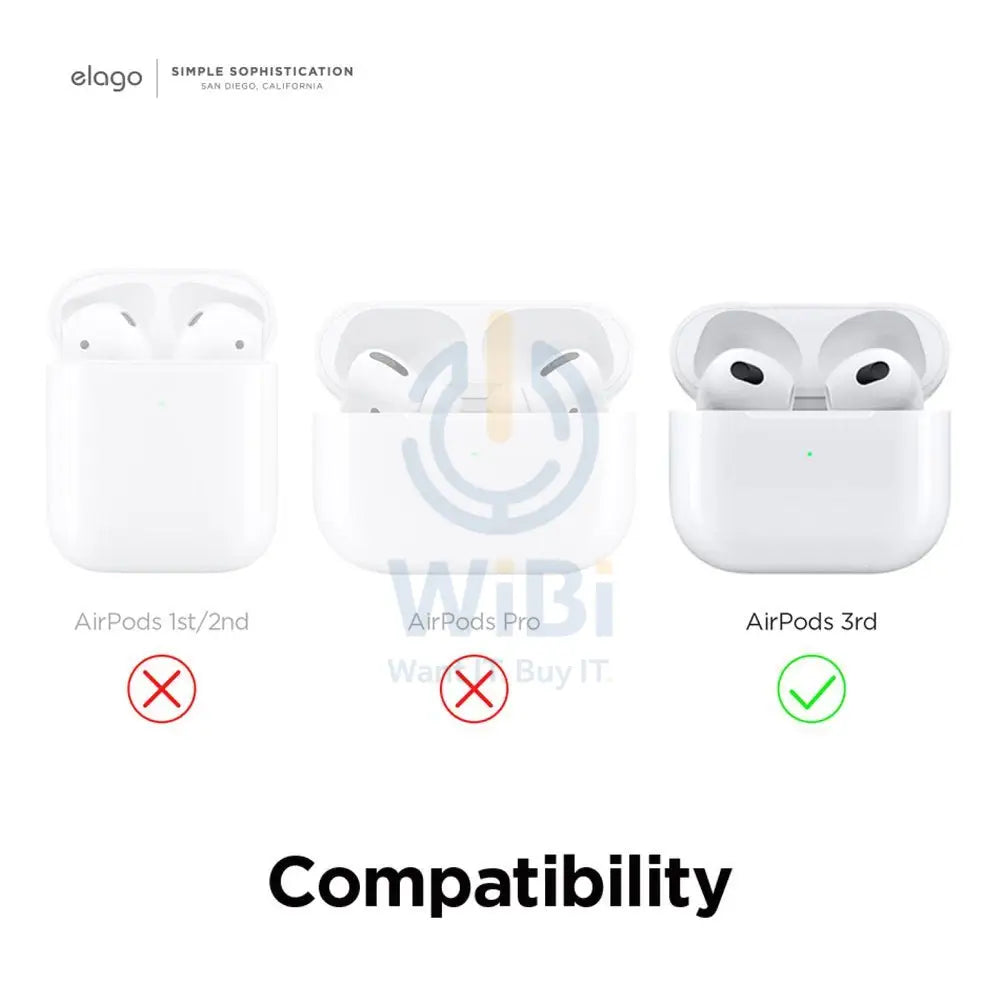 Elago AirPods 3 AW5 Hang Case (GameBoy) - Light Gray Accessories > Mobiles & Tablets