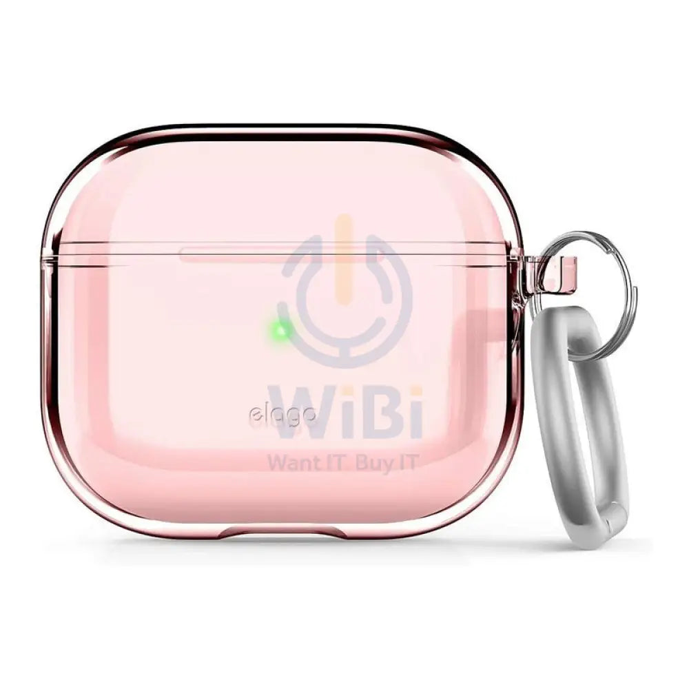 Elago AirPods 3 Clear Hang Case - Lovely pink