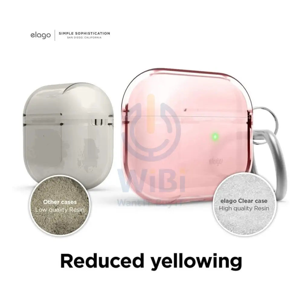Elago AirPods 3 Clear Hang Case - Lovely pink