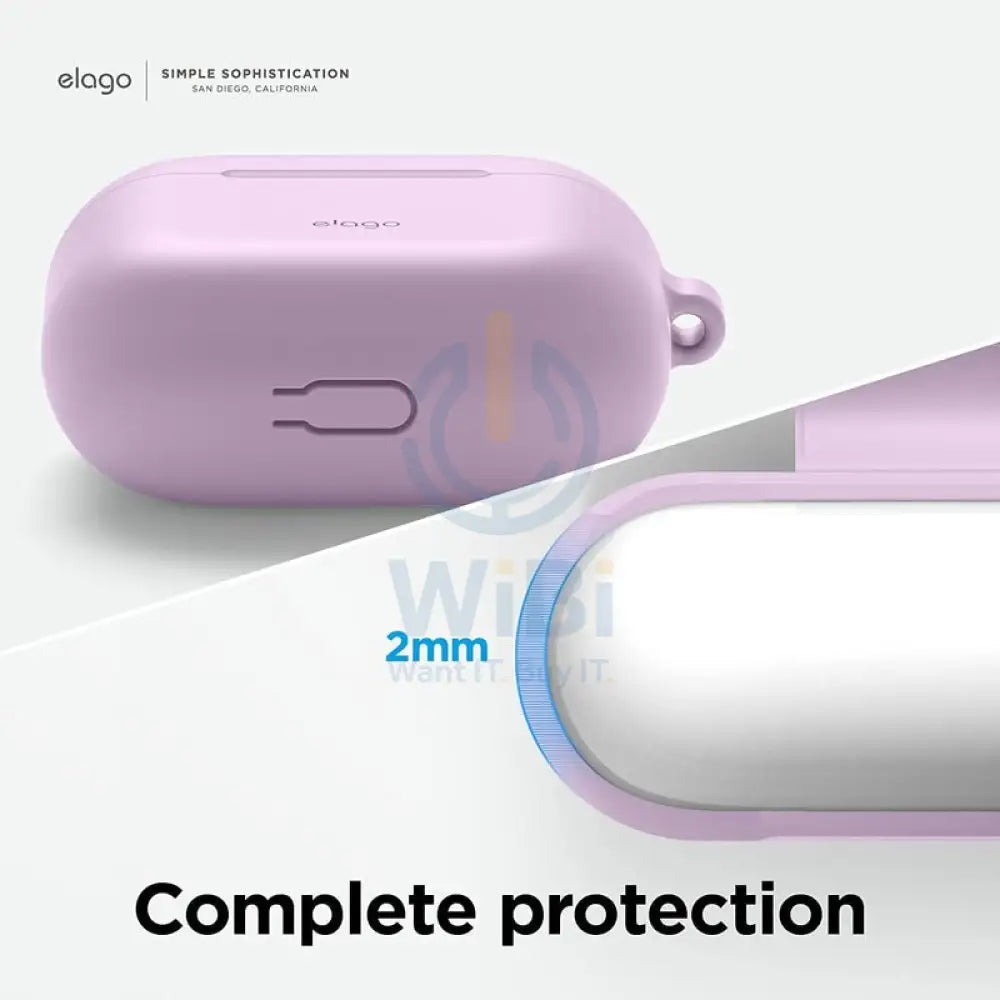 إلاجو ايربودز Hang حافظة لافندر