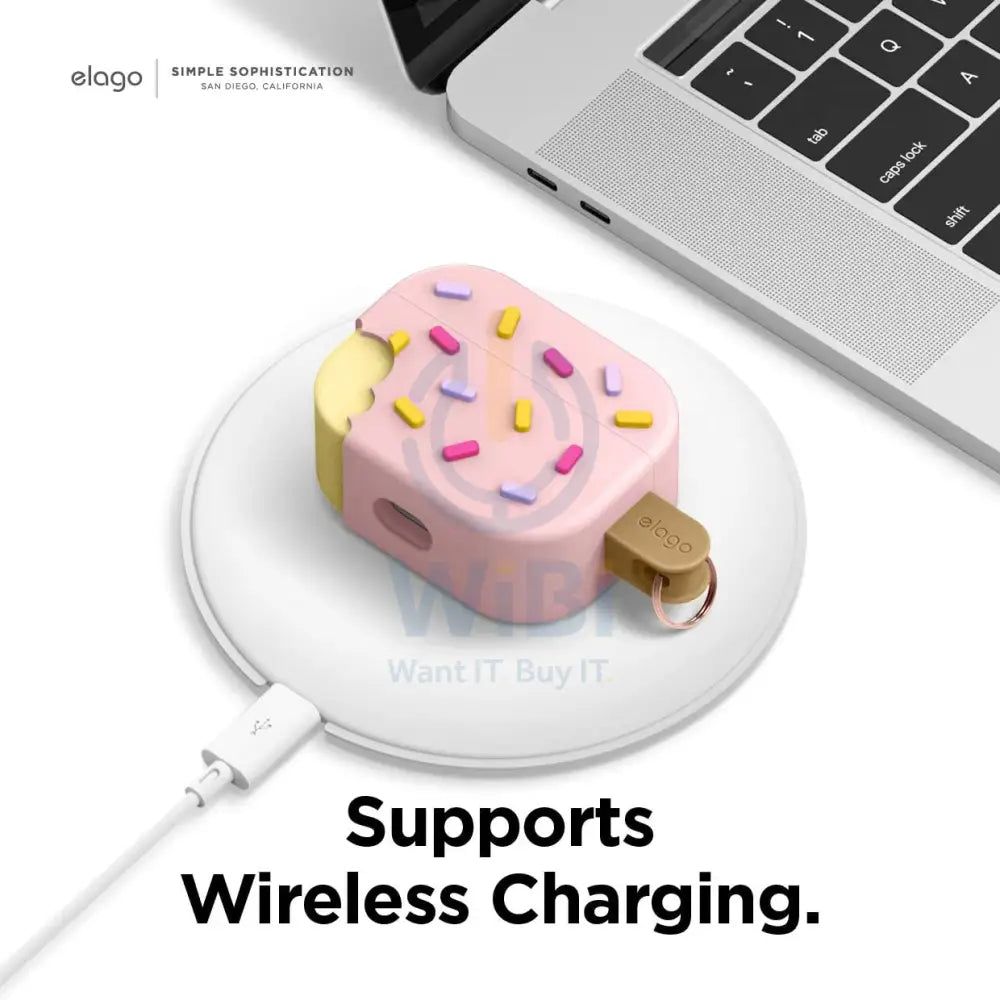 Elago AirPods Pro 2 Ice Cream Case - Lovely pink Accessories > Mobiles & Tablets